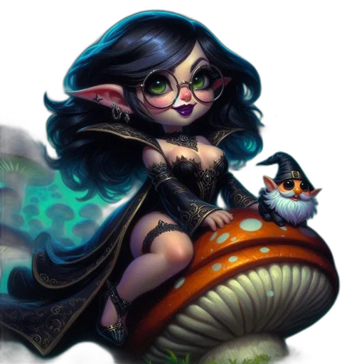 fantasy art, concept art, pixel art, comic book art transparent PNG cut-out