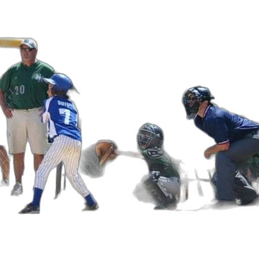 young, baseball, player, blue transparent PNG cut-out