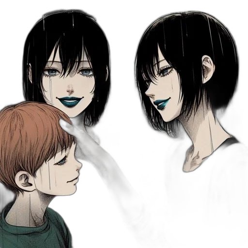 mask, face, concept art, anime transparent PNG cut-out