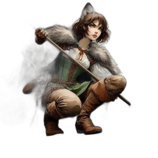 staff, weapon, sword, fantasy art transparent PNG cut-out