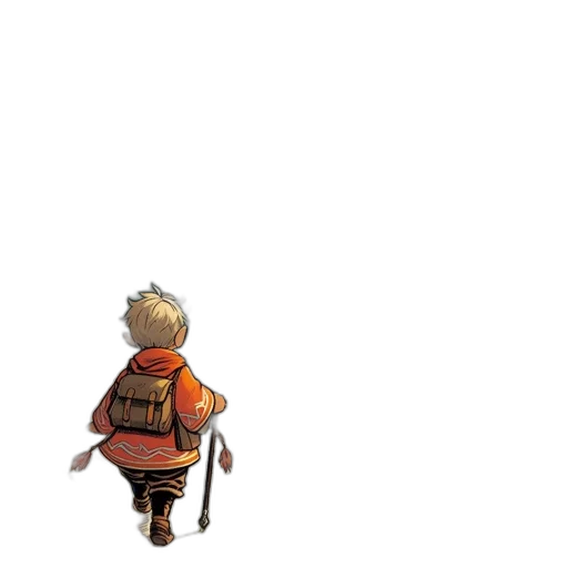 jacket, staff, weapon, sword transparent PNG cut-out