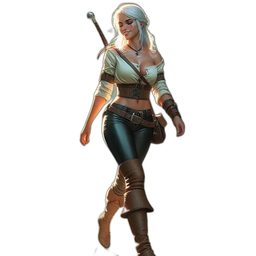 staff, concept art, fantasy art, 3d render transparent PNG cut-out
