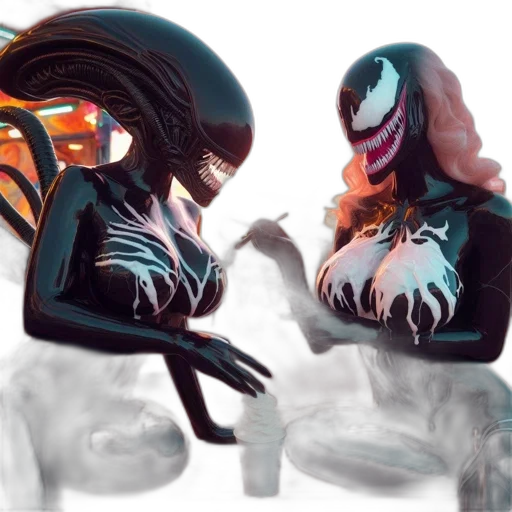 mask, creature, robot, concept art transparent PNG cut-out
