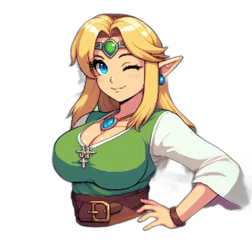 staff, dress, face, crown transparent PNG cut-out
