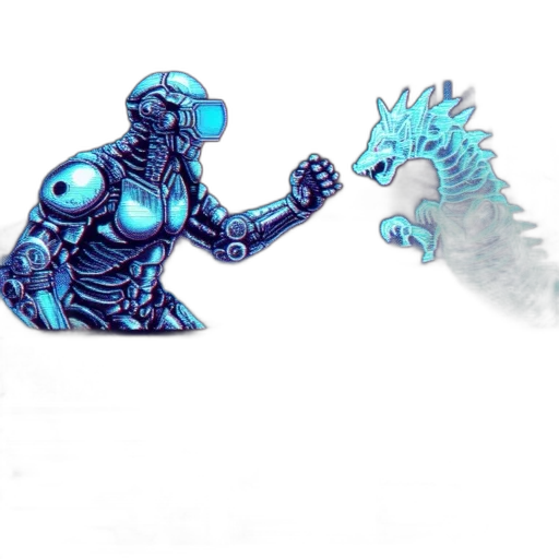 robot, dragon, creature, concept art transparent PNG cut-out