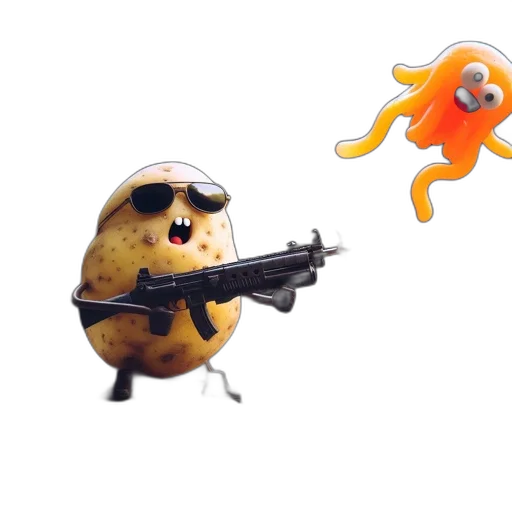 weapon, food, animal, concept art transparent PNG cut-out