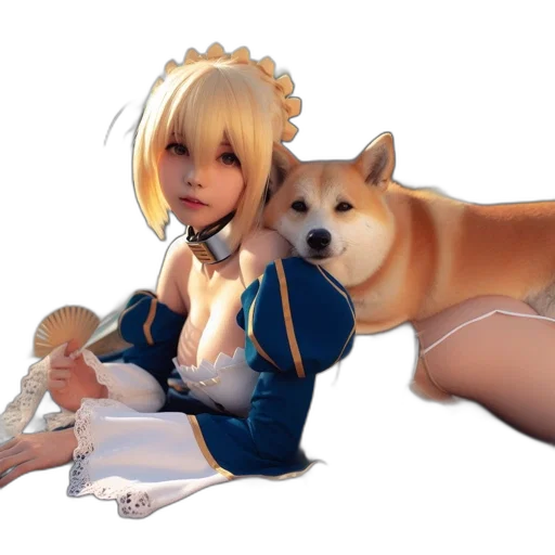animal, creature, dress, weapon transparent PNG cut-out