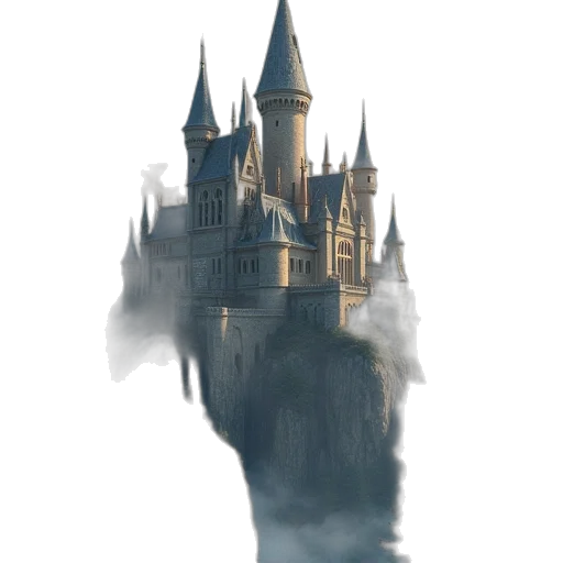 crown, building, dragon, staff transparent PNG cut-out