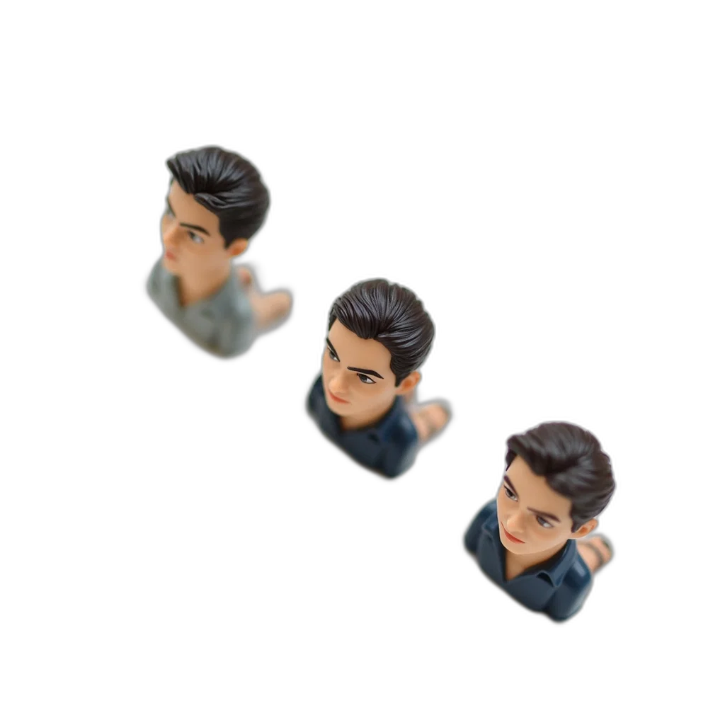 face, mask, hair, staff transparent PNG cut-out