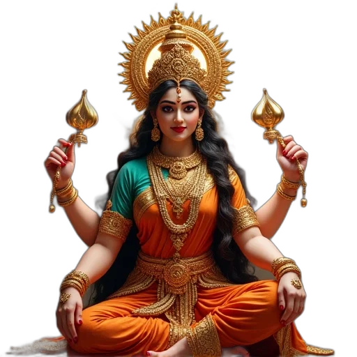 jewelry, staff, 3d render, lakshmi transparent PNG cut-out