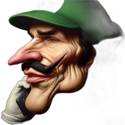 hat, face, mask, staff transparent PNG cut-out