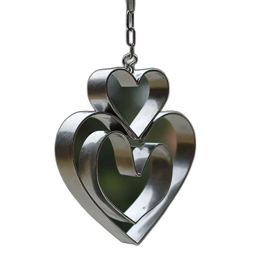 jewelry, 3d render, set, four transparent PNG cut-out