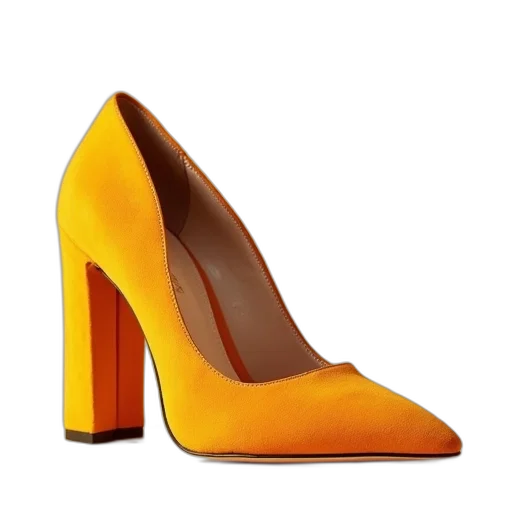 shoes, golden, manolo, sued transparent PNG cut-out