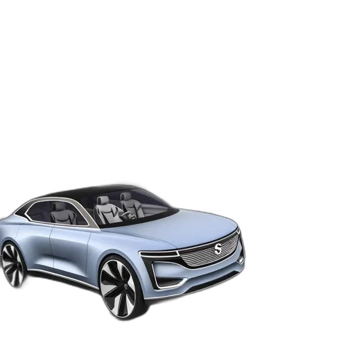 car, 3d render, concept art, cartoon transparent PNG cut-out