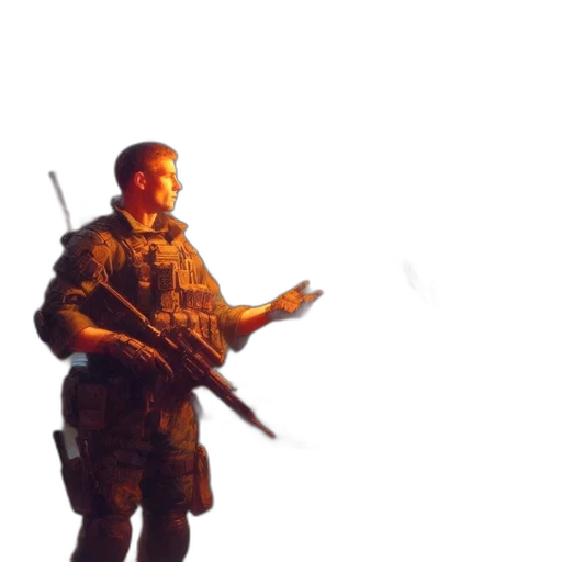 weapon, staff, sword, jacket transparent PNG cut-out