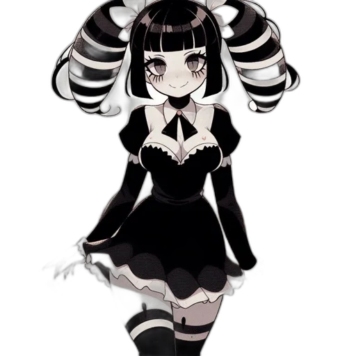 dress, creature, staff, mask transparent PNG cut-out