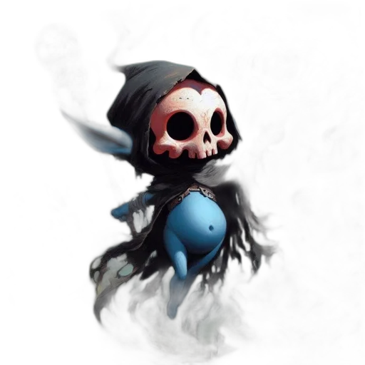 mask, staff, face, creature transparent PNG cut-out
