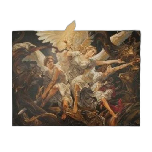 dragon, oil painting, concept art, fantasy art transparent PNG cut-out