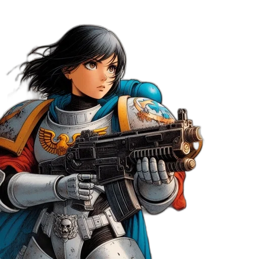 weapon, concept art, comic book art, fantasy art transparent PNG cut-out