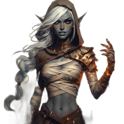 staff, fantasy art, concept art, comic book art transparent PNG cut-out