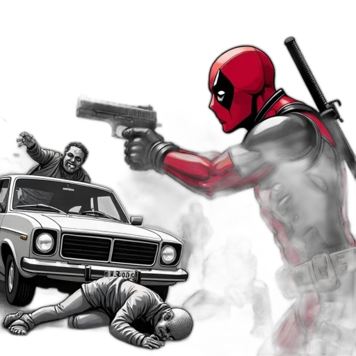 comic book art, concept art, photorealistic, fantasy art transparent PNG cut-out