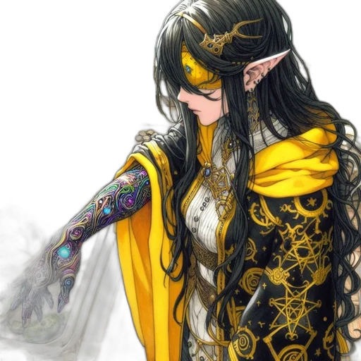 dragon, mask, dress, fantasy art transparent PNG cut-out