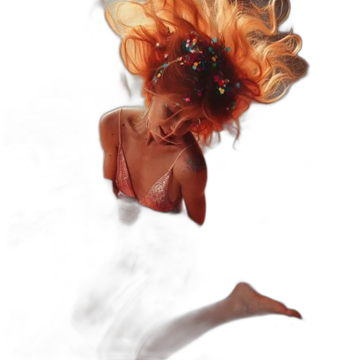 flower, crown, hair, mask transparent PNG cut-out