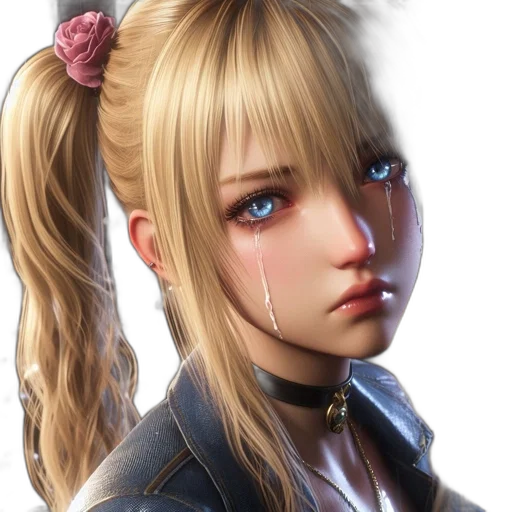 face, jacket, concept art, photorealistic transparent PNG cut-out