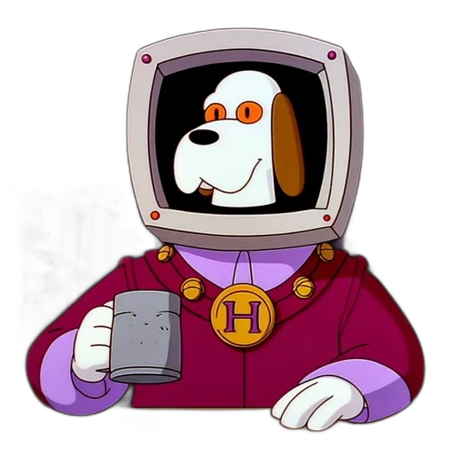 robot, staff, animal, cartoon transparent PNG cut-out