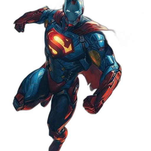 robot, comic book art, concept art, fantasy art transparent PNG cut-out