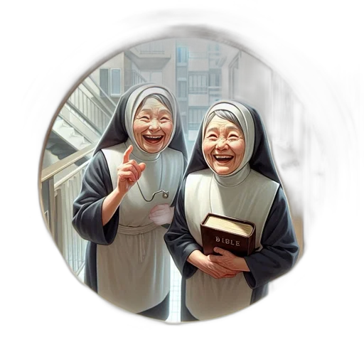 photorealistic, 3d render, oil painting, two transparent PNG cut-out