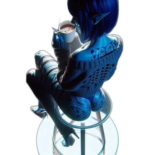 robot, jewelry, mask, staff transparent PNG cut-out