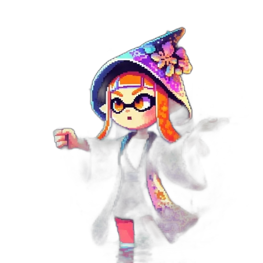 hat, weapon, dress, staff transparent PNG cut-out