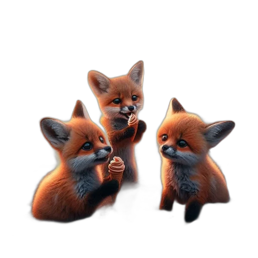 animal, 3d render, concept art, photorealistic transparent PNG cut-out