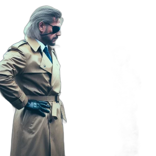 jacket, cyberpunk, concept art, stern transparent PNG cut-out