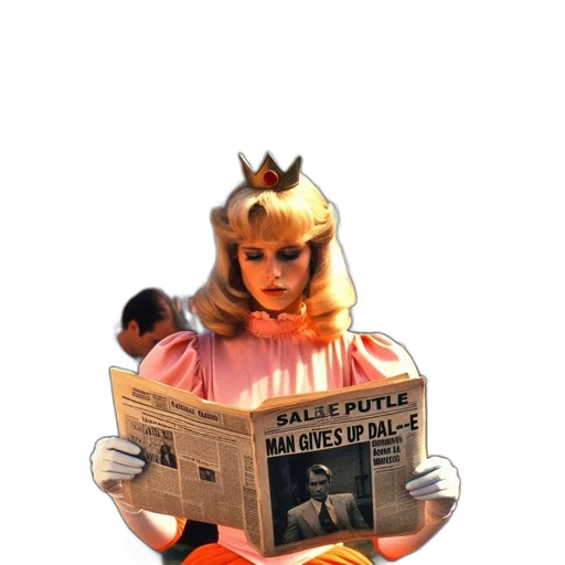 crown, dress, hat, robot transparent PNG cut-out