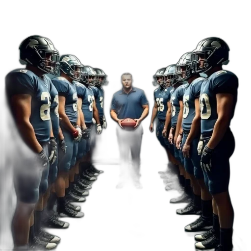 robot, concept art, group, football transparent PNG cut-out