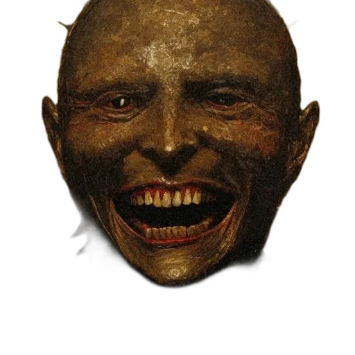 mask, face, creature, staff transparent PNG cut-out