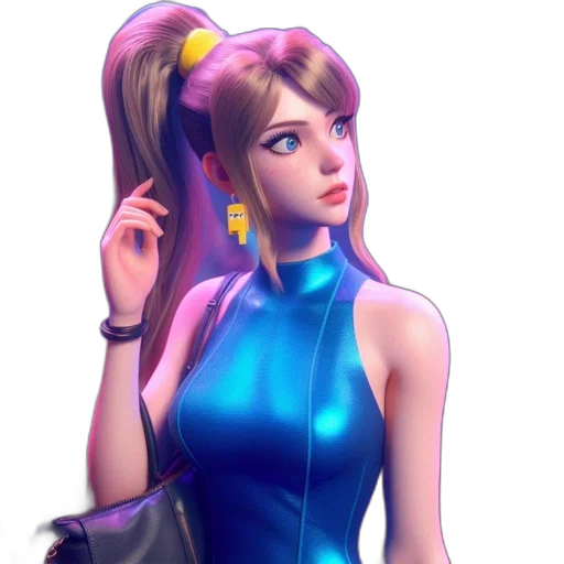dress, staff, face, concept art transparent PNG cut-out