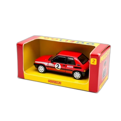 car, 3d render, small, red transparent PNG cut-out