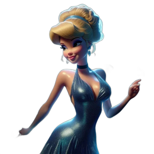 dress, concept art, 3d render, fantasy art transparent PNG cut-out
