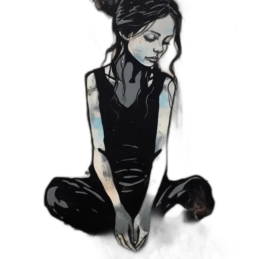 dress, face, mask, concept art transparent PNG cut-out