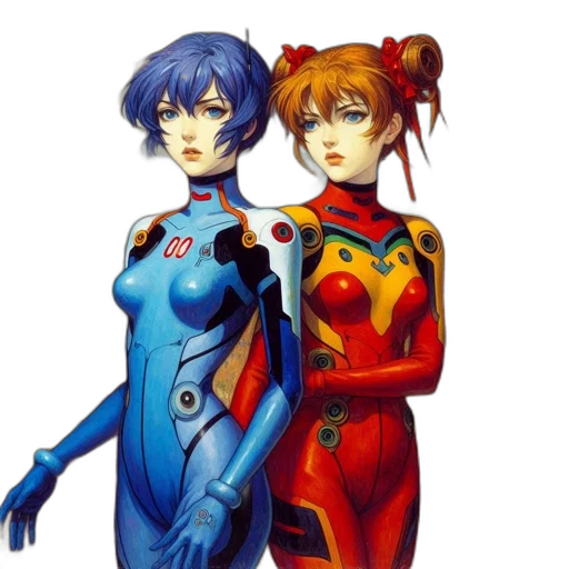 robot, concept art, anime, comic book art transparent PNG cut-out