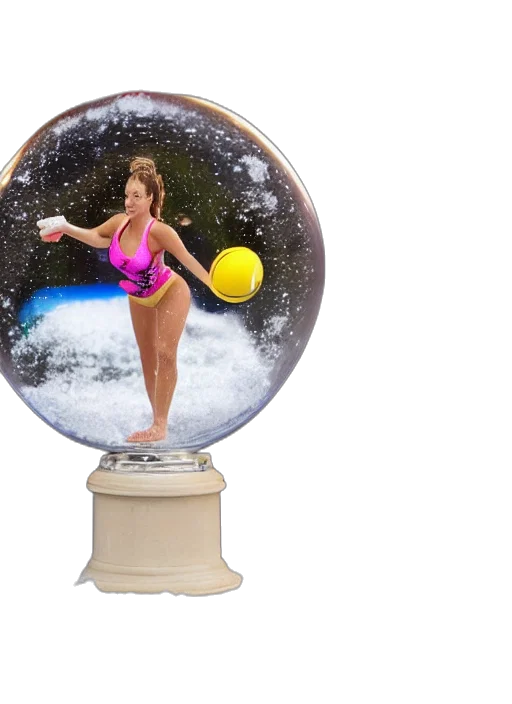 snow, globe, mantel, has transparent PNG cut-out