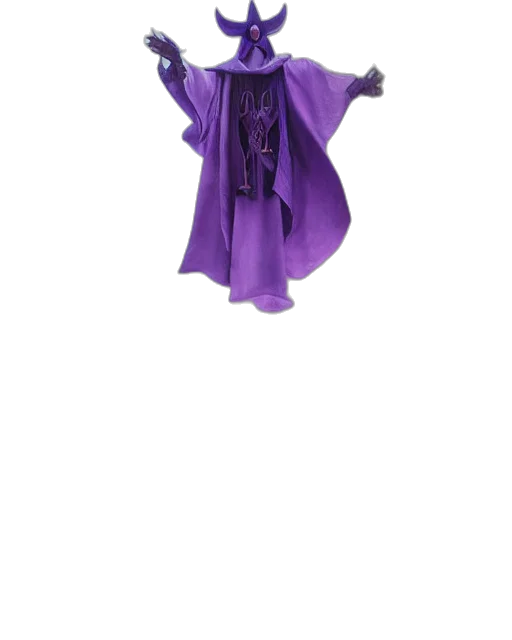 dress, staff, umbrella, mask transparent PNG cut-out