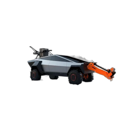 robot, weapon, car, staff transparent PNG cut-out