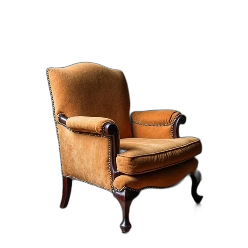 furniture, crown, staff, 3d render transparent PNG cut-out