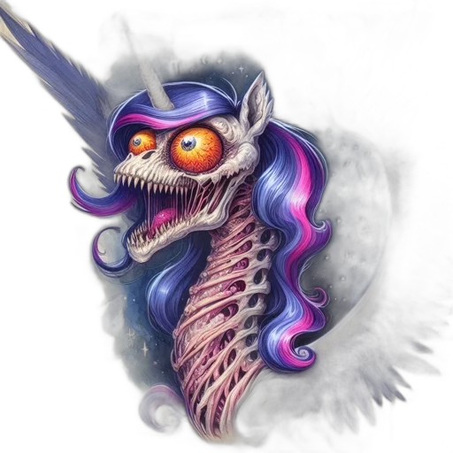 dragon, creature, staff, mask transparent PNG cut-out