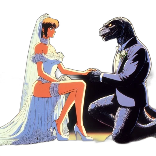 dragon, dress, robot, mask transparent PNG cut-out
