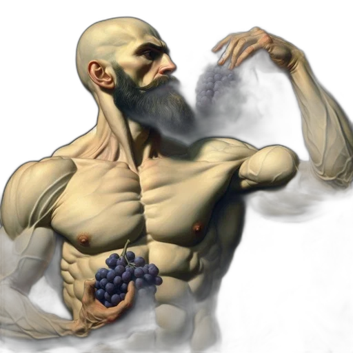 creature, food, concept art, 3d render transparent PNG cut-out